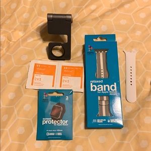 Apple Watch Band 42mm NIP and accessories
